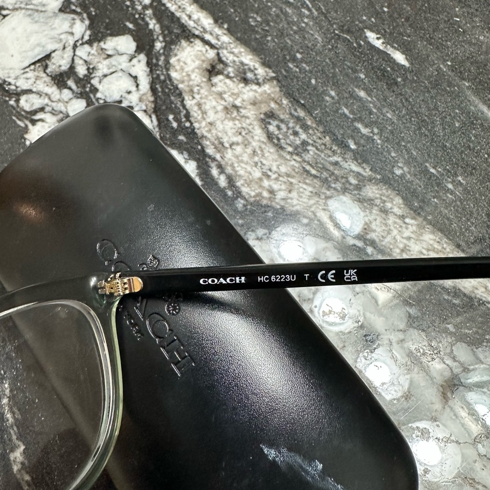 Coach Translucent Green Eyeglasses- frames only - Picture 3 of 4